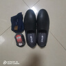老人頭皮鞋男士頭層牛皮商務(wù)休閑鞋百搭懶人輕質(zhì)軟底軟面套腳樂(lè)福鞋 黑色 42 曬單實(shí)拍圖