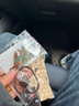 莎拉迪爾（saradear）Fever博主同款橢圓小號發(fā)夾韓國France法式邊夾復古劉海夾鴨嘴夾 藍金花紋 曬單實(shí)拍圖