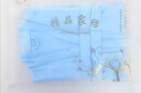 bebedog純棉浴袍浴衣 男女兒童卡通小狗小兔睡衣 秋冬季柔軟舒適帶帽睡袍 藍(lán)色小兔 2XL 【衣長(zhǎng)105CM，150-165CM】 曬單實(shí)拍圖