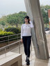 果凡夏季跑步運動速干壓縮褲男女透氣健身訓(xùn)練高彈緊身褲馬拉松運動褲 夜空黑-女款 XL 曬單實拍圖