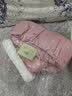 戴維貝拉（DAVE＆BELLA）保暖女童羽絨服幼童兒童羽絨衣幼兒冬裝寶寶上衣幼童羽絨外套女孩 灰粉色 80 cm（建議身高73-80cm） 曬單實拍圖