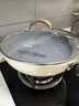 kimscook麥飯石不粘鍋炒鍋家用無油煙平底炒菜鍋煎炒鍋電磁爐燃氣灶專用 【云浮式不粘】云朵鍋 30cm 曬單實拍圖