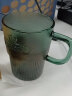 乐唯诗（NERVISHI）玻璃杯高颜值水杯透明玻璃牛奶杯带把ins风奶茶杯早餐杯茶杯 兰特吸管杯- 440ml 1只 实拍图
