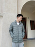 名創(chuàng  )優(yōu)品（MINISO）青少年超輕薄羽絨服男女同款經(jīng)典百搭純色排骨外穿羽絨保暖內膽潮 【90白鴨絨】黑色(純色) XL 180(體重140-160斤) 曬單實(shí)拍圖