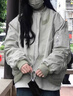 簡(jiǎn)豐姿棒球服女2024年新款ins潮流秋裝百搭韓版外套休閑夾克小個(gè)子寬松 簡(jiǎn)約棒球服夾克外套【灰色】 M 曬單實(shí)拍圖