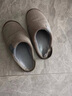 度茵初棉拖鞋女冬季家用室內居家居保暖防滑厚底情侶新款毛拖鞋男秋冬天 條紋燈芯絨咖啡 42-43 適合41-42 曬單實(shí)拍圖