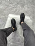 七匹狼皮鞋男冬季真皮運動休閑鞋英倫高幫馬丁靴加絨保暖棉鞋男鞋 靴 黑色 （冬季加絨保暖款） 40 曬單實拍圖