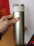 qut庫特真空高效保溫杯保暖杯450ml雙層便攜戶(hù)外學(xué)生旋蓋杯長(cháng)效304不銹鋼TTB510-45 沙灘金 粉色 曬單實(shí)拍圖