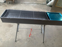 蝶烤香超加寬大號(hào)木炭燒烤爐120長(zhǎng)26內(nèi)寬加厚商用碳燒烤店戶外擺攤加長(zhǎng) 一米二長(zhǎng)加寬爐套三 曬單實(shí)拍圖