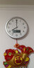 SEIKO日本精工時(shí)鐘掛表客廳日歷簡(jiǎn)約時(shí)尚創(chuàng)意現(xiàn)代臥室客廳14英寸掛鐘 銀色QXL007S 掛鐘 曬單實(shí)拍圖