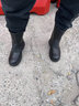 賽維納油田勞保靴男耐油防滑防臭防水長(cháng)筒高腰鋼頭防砸防刺穿真皮工作鞋 長(cháng)筒防砸防刺穿勞保靴子 43 曬單實(shí)拍圖