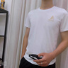 AEMAPE短袖T恤男夏季半袖2025年新款ins潮牌刺繡薄款衣服夏裝半截袖 T501白色 M 曬單實(shí)拍圖