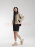 加拿大鵝（Canada Goose）Simcoe 女士羊羔絨連帽衫羊毛抓絨夾克大鵝外套 7016W 950 淺黃褐色 L 曬單實(shí)拍圖
