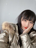俏婷朵新國(guó)標(biāo)白鴨絨羽絨服新款大毛領(lǐng)女士冬季韓版過膝派克服中長(zhǎng)款小個(gè) 7719黑色【貉子毛領(lǐng)】 S 80-105斤 曬單實(shí)拍圖
