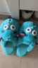 PATTIDUCK 可愛(ài)卡通情侶棉拖鞋女冬天室內(nèi)居家用保暖毛絨宿舍學(xué)生棉拖男ins 怪獸 38-39 曬單實(shí)拍圖