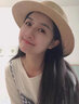 ALBINELE日本定制原單進(jìn)口細辮子編織平頂禮帽夏季透氣輕盈遮陽(yáng)防嗮草帽女 曬單實(shí)拍圖