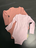 MARMAR2025春夏新品嬰兒開扣長袖包屁衣男女寶寶連體哈衣爬爬服 0446-淡紫灰 均碼 74 曬單實(shí)拍圖