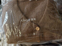愛(ài)慕睡衣套裝女半邊絨保暖厚款寬松開(kāi)衫25新品家居服背心三件套 泰迪棕6LA L (170) 曬單實(shí)拍圖