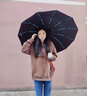 RAINLITE雨傘遮陽大號加固加厚結實抗風太陽自動女晴雨兩用防曬男士折疊 晴雨兩用傘-淺灰色 24骨 曬單實拍圖