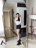 卓詩(shī)尼短靴女2025年秋冬季新款粗跟單靴子棕色瘦瘦加絨高跟英倫風(fēng)馬丁靴 黑色-單里 37 曬單實(shí)拍圖
