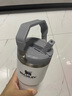 STANLEY配件吸管折疊吸管杯蓋子密封圈【請咨詢(xún)客服后下單，以免拍錯】 原裝杯蓋-灰色-591ml/887ml 曬單實(shí)拍圖