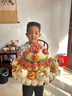 尊禾緣壽桃饅頭面點(diǎn)生日蛋糕膠東花餑餑花饃饃 福如東海帶壽字（無糖款） 曬單實(shí)拍圖