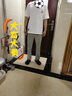 謙集（QIANJI） 白色男款T恤2024年潮牌簡約印花寬松短袖體恤衫100全棉夏季衣服 白色 【MSHE1596白色】 L 適合131-145斤穿 曬單實(shí)拍圖