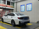 新交規(guī)車牌架框碳纖維紋理汽車號碼牌邊框鋁合金牌照托新能源用品 適配于寶馬M標(biāo)【藍牌車用】 碳纖紋一對裝 曬單實拍圖