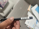 晨光(M&G)靈智系列水筆0.38mm黑色中性筆學(xué)生拔蓋全針管簽字筆GP1212A 12支裝（送橡皮1塊） 曬單實(shí)拍圖