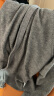 伊芙丽（eifini）无缝成型气质连帽拉链通勤羊毛针织开衫女202春装新款上衣 灰色 XL 135-150斤 实拍图