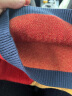 童泰（TONGTAI）儿童针织毛衣春秋款宝宝纯棉衣服男童红色休闲女童粉色上衣 红色 110cm（无肩扣） 实拍图