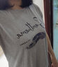 啄木鳥好棉t恤女短袖夏季2025新款夏裝時尚洋氣短款休閑上衣 灰色 M _【建議80-95斤】 曬單實拍圖