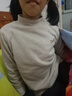 多妙屋女童長(cháng)袖t恤秋裝兒童打底衫中大童裝 H11803暖杏色 140cm  曬單實(shí)拍圖
