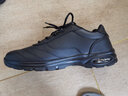 雙星八特運動(dòng)鞋男鞋春秋季皮面防水跑步鞋輕便氣墊緩震舒適休閑鞋子男款 黑色 44 曬單實(shí)拍圖