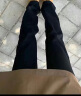 迪伽达 牛仔裤男春秋直筒修身显瘦小脚街头美式高街vibe裤子男女同款 SXNZ-8010-1黑色 3XL【建议150-175斤】 实拍图