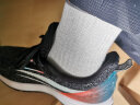 UTO悠途 户外专业透气速干马拉松跑步袜防滑减震越野袜 三双装 黑色/浅灰/粉色-女款 M (38-40) 女 实拍图