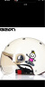 BEON摩托车头盔电动车3C认证男女儿童半盔机车安全帽可爱个性四季 亮乳白卡通 M 实拍图