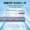 绿联 USB3.0分线器扩展坞 高速4口集线器HUB拓展坞 笔记本电脑一拖多接口转换器转接头延长线带供电口 实拍图