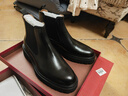THOM WILLS&SKARO聯(lián)名男士切爾西靴正裝馬丁靴真皮男款增高黑色 黑色小牛E1581 40 /7碼 曬單實(shí)拍圖