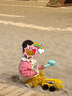 馬·拉丁（M.Latin）/童裝兒童衛(wèi)衣春新款男女童小童童趣插肩袖撞色圓領(lǐng)衛(wèi)衣 胭脂紅 90cm 曬單實(shí)拍圖