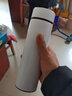 樹(shù)彬不銹鋼真空保溫杯子直身杯商務(wù)水杯男士學(xué)生泡茶杯定制禮品杯 白色 480ml 曬單實(shí)拍圖