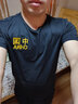 福狼軍迷t恤半袖男士夏季刺繡中國迷彩服短袖T恤教官服速干短袖體能服 中國字圓領(lǐng)軍綠色 2XL【125斤左右】 曬單實拍圖