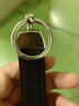 博友 汽車(chē)鑰匙扣真皮創(chuàng  )意高檔車(chē)載鑰匙環(huán)圈車(chē)用創(chuàng  )意腰掛鑰匙鏈掛飾 短款A5982黑色 曬單實(shí)拍圖