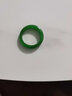 時(shí)乾天然干青鐵龍生A級緬甸翡翠戒指 飄花滿(mǎn)綠指環(huán)男女款祖母綠玉扳指 20MM內徑 曬單實(shí)拍圖