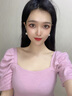 YaoYiZun氣質(zhì)大珍珠耳釘女情人節(jié)禮物輕奢高級(jí)感耳環(huán)生日禮物送老婆 香檳色珍珠銀針耳釘 曬單實(shí)拍圖