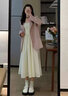 汐菡法式白色連衣裙吊帶裙子夏天女裝2024夏季新款少女感仙女衣服長(zhǎng)裙 潮流韓版甜美白色 均碼（可備注碼數(shù)） 曬單實(shí)拍圖
