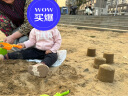 Hape(德国)儿童挖沙玩沙玩雪工具灵巧小铲绿色宝宝生日礼物 E4077 实拍图