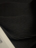 edition【P系列】斜肩连衣裙女桑蚕丝针织礼服小黑裙 黑色 S/160 晒单实拍图