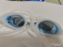 英发（YINGFA）泳镜 防雾高清比赛训练镀膜小镜框青少年男女游泳镜 Y570AFM 蓝色 实拍图
