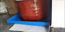 悍立防漏金屬托盤(pán)化學(xué)品危廢液體防漏托盤(pán)汽車(chē)接油盤(pán)機油桶防漏油托盤(pán) 藍色65*65【平面款】防漏托盤(pán) 曬單實(shí)拍圖